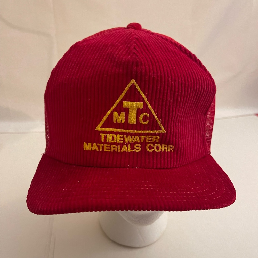 Vintage Corduroy SnapBack with Local Advertising